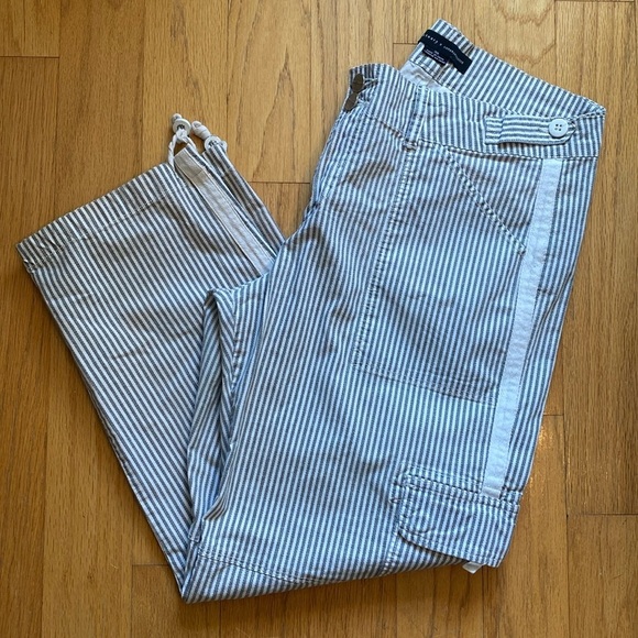 Anthropologie Pants - Anthropologie x Sanctuary Cotton Engineer Stripe Wanderer Cargo Pants Size 30